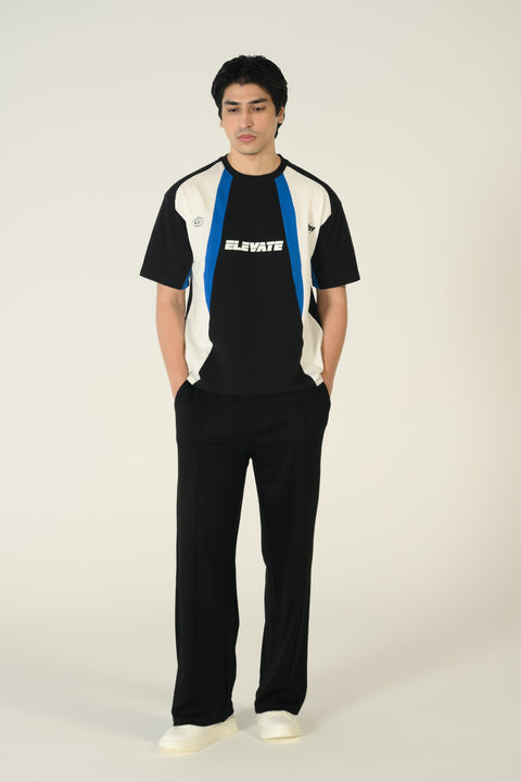 RELAXED FIT COLOR BLOCKING TEE
