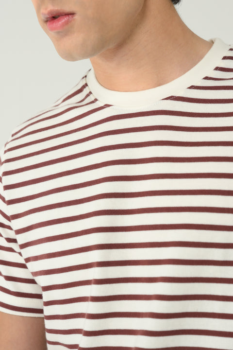 TEXTURED STRIPER TEE