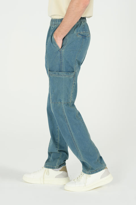 ORIGINAL STRAIGHT FIT CARGO DENIM