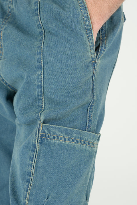 ORIGINAL STRAIGHT FIT CARGO DENIM
