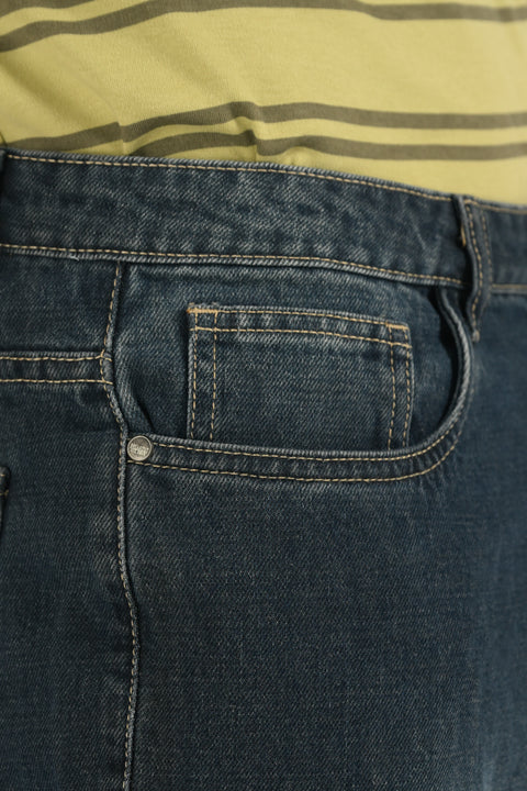 WIDE LEG FIT DENIM