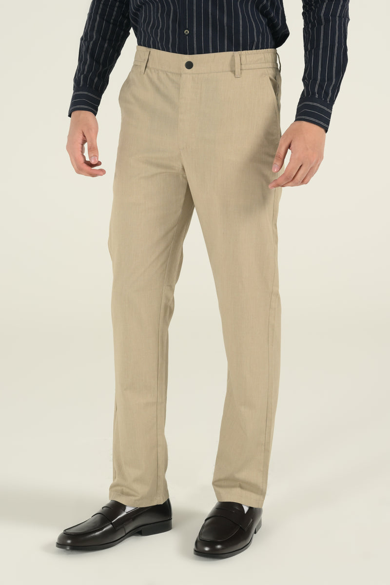 SLIM RELAXED FIT TROUSER
