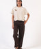 TEXTURED EMBROIDERED TEE