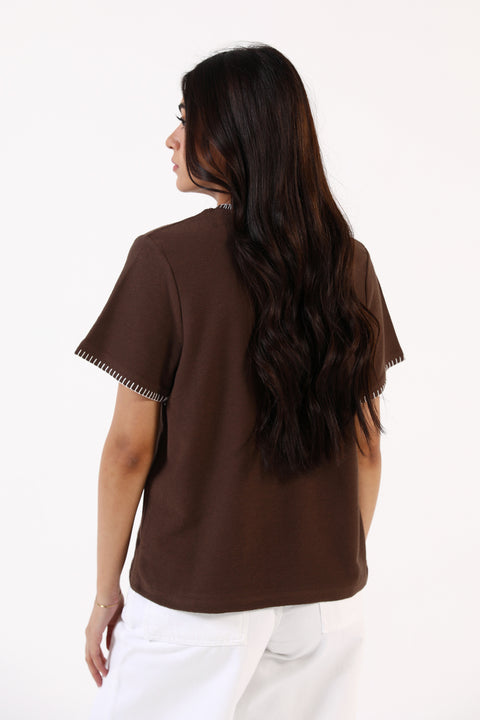 TEXTURED GRAPHIC TEE