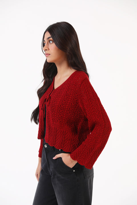 CROCHET KNIT TOP