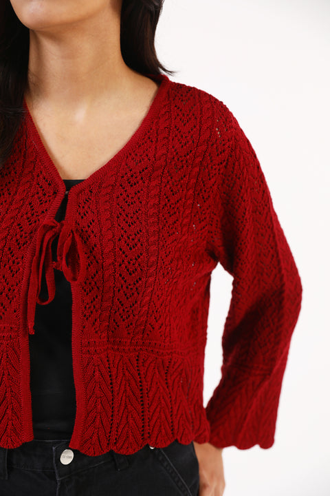 CROCHET KNIT TOP