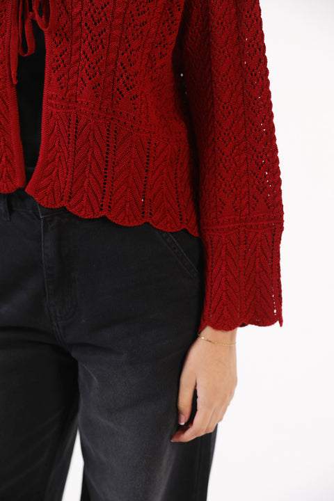 CROCHET KNIT TOP