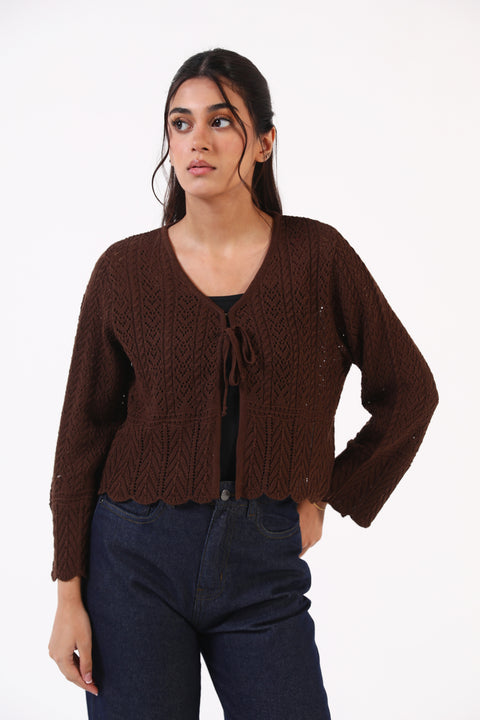 CROCHET KNIT TOP