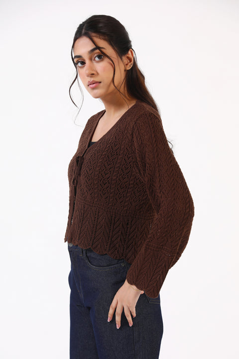 CROCHET KNIT TOP