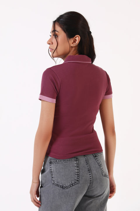 CONTRAST POLO SHIRT