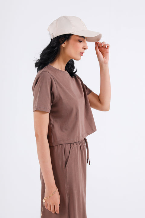 BASIC CROPPED TEE