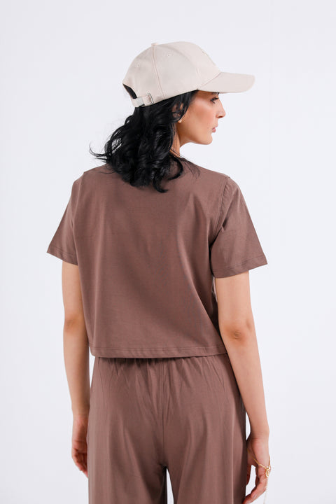 BASIC CROPPED TEE