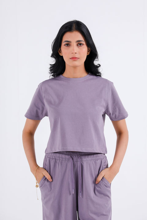 BASIC CROPPED TEE