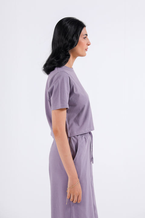 BASIC CROPPED TEE