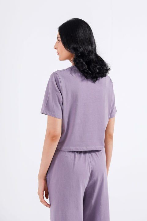 BASIC CROPPED TEE