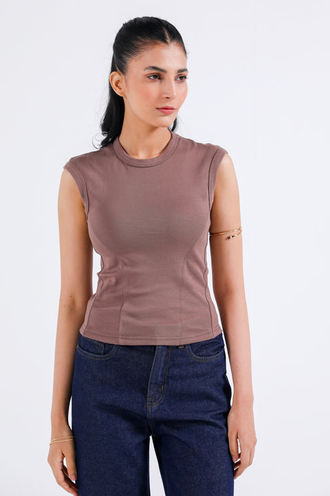 TANK TOP WITH SEAM DETAIL