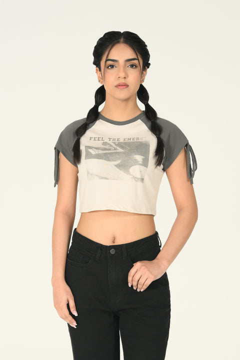 GRAPHIC CROPPED TEE