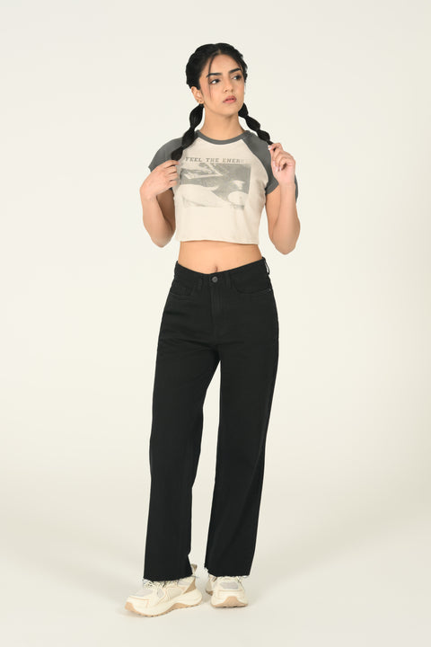 GRAPHIC CROPPED TEE