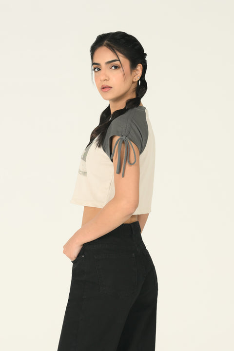 GRAPHIC CROPPED TEE