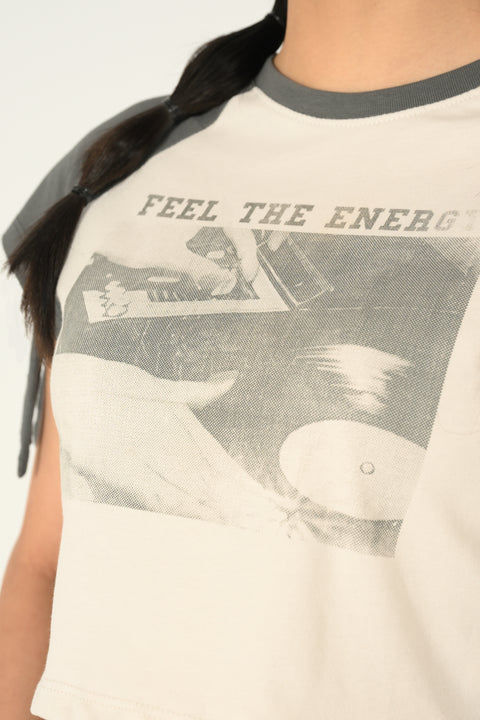 GRAPHIC CROPPED TEE