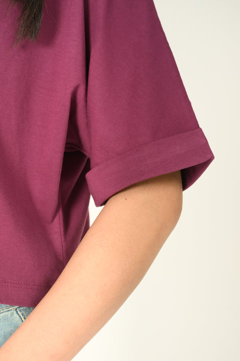 CROPPED KIMONO TEE