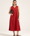 SLEEVELESS A-LINE DRESS