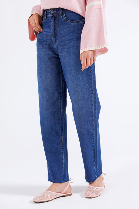 BARREL FIT DENIM