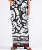 PRINTED WIDE LEG TROUSERS