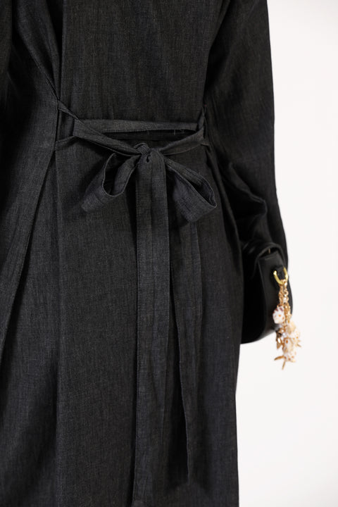 DENIM BUTTON DOWN DRESS