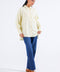 STRIPED TOP WITH SLEEVE DETAIL