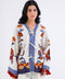 PRINTED TOP WITH TIE DETAIL