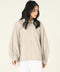 BUTTON DOWN SHIRT WITH SLEEVE DETAIL