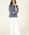 TEXTURED KIMONO TOP