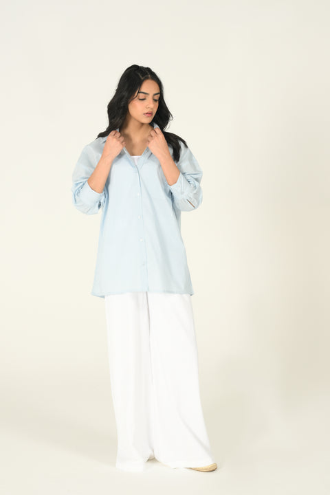 OVERSIZED BUTTON DOWN SHIRT