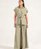 WAIST FITTED SLEEVELESS TOP