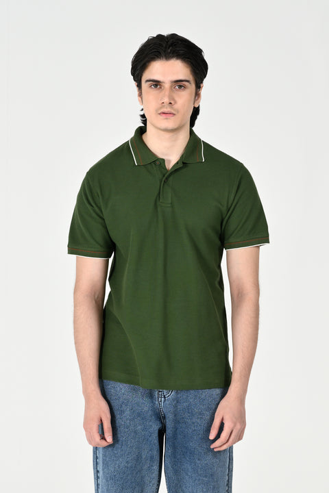 TEXTURED TIPPING POLO