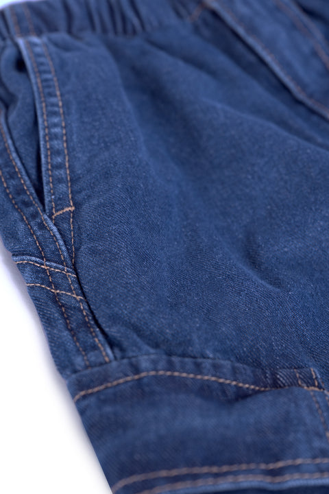 GIRLS JOGGER CARGO DENIM