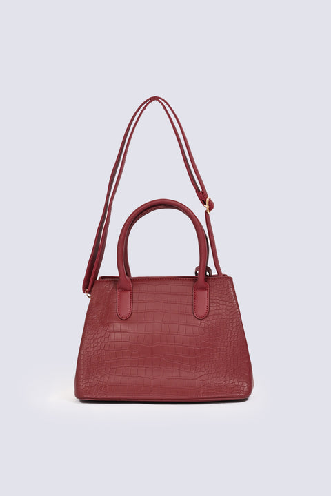 TEXTURED HAND BAG
