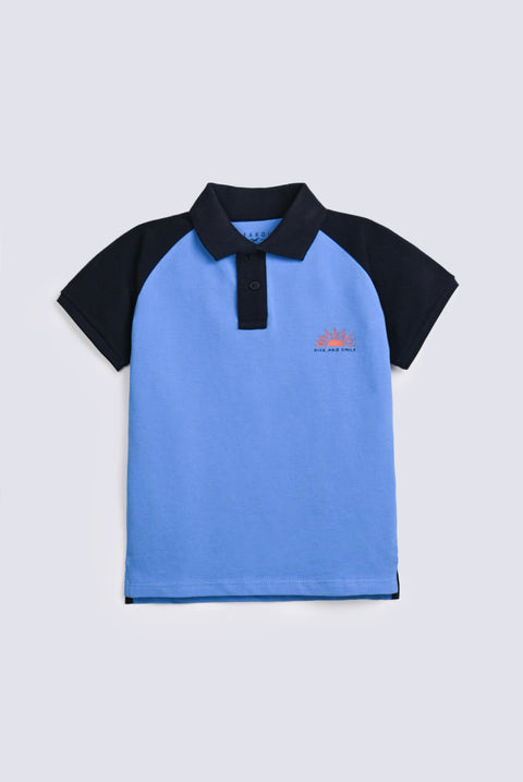 BOYS RAGLAN SLEEVE POLO