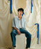 BOXY FIT RESORT COLLAR LINEN SHIRT