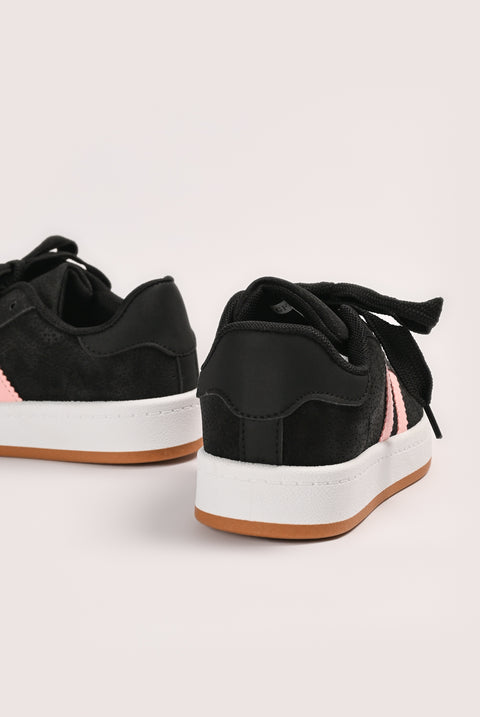 GIRLS CONTRAST DETAIL SNEAKERS