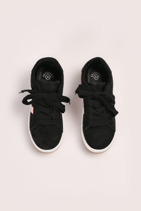 GIRLS CONTRAST DETAIL SNEAKERS