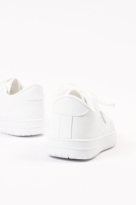 GIRLS STITCH EMBELLISHED SNEAKERS