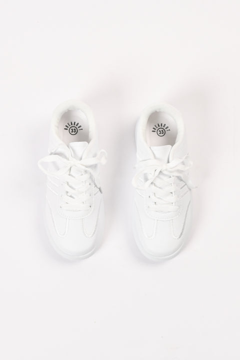 GIRLS STITCH EMBELLISHED SNEAKERS