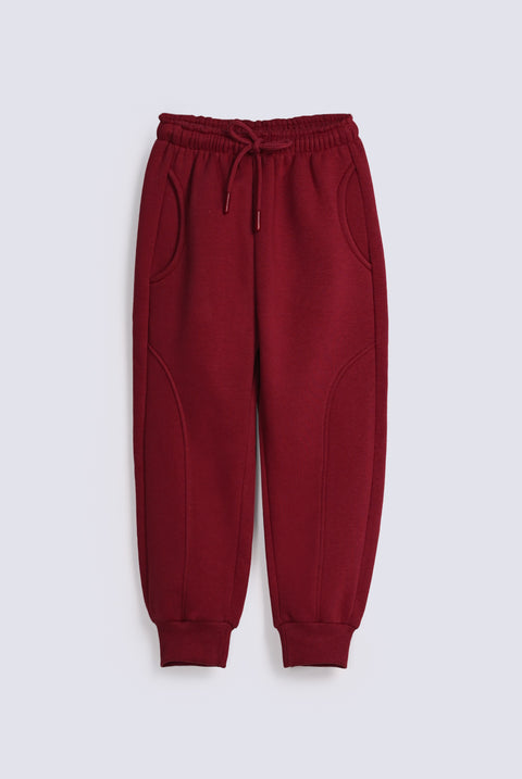 GIRLS FLEECE JOGGER TROUSERS