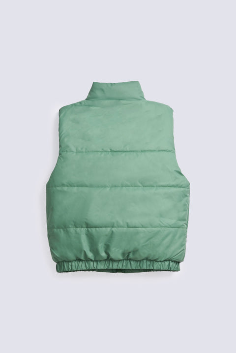 BOYS PUFFER SLEEVELESS JACKET