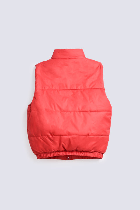 BOYS PUFFER SLEEVELESS JACKET