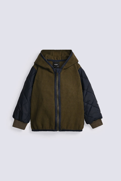 BOYS DOUBLE LAYERED PUFFER JACKET