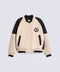 BOYS CONTRAST PANEL VARSITY JACKET