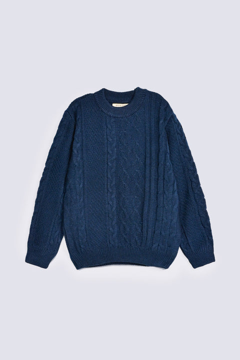 BOYS CABLE KNIT SWEATER